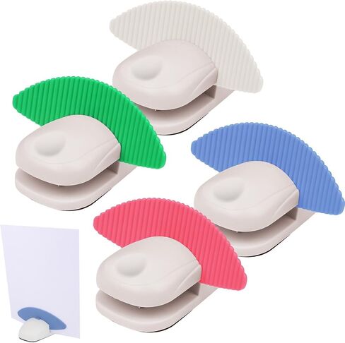 4 قطع من حامل المستندات لكتابة النسخ المحمولة وحامل سطح المكتب المشبك للمكتب مع حصيرة غير قابلة للانزلاق وحامل ورقي وحامل مستندات ذو ثقل موازن لقراءة مكتب ورق A4 in Kuwait