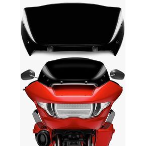 فاصل الرياح للزجاج الأمامي مقاس 9 بوصات متوافق مع Harley Davidson Touring CVO Road Glide FLTRXSE 2023-up، CVO Road Glide ST FLTRXSTSE 2024-up، Road Glide FLTRX 2024-up (شفاف) in Kuwait