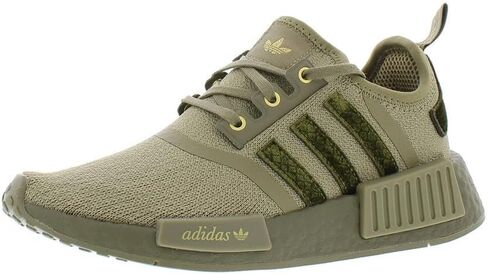 Adidas Women's NMD_R1 Sneakers (White/Pine Green, 9) in Kuwait