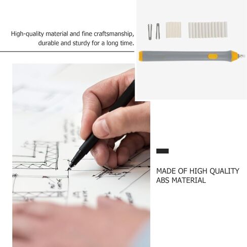 Unomor Electric Eraser for Artists Portable Pencil Painting Eraser with Clips and Thick Fine Refills Sketching Drafting Correction Tool for School Office Art Projects in Saudi Arabia