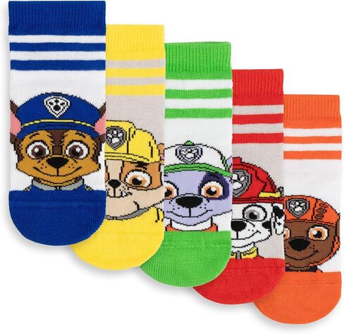 Paw Patrol Socks 5 Pack Kids Boys Toddlers Characters Multicolour Footwear in Saudi Arabia