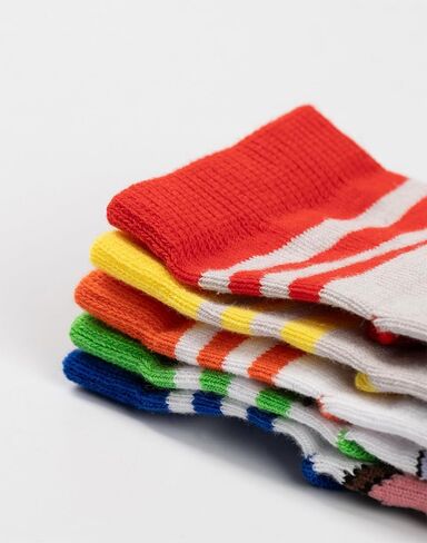 Paw Patrol Socks 5 Pack Kids Boys Toddlers Characters Multicolour Footwear in Saudi Arabia