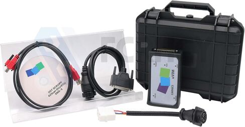 لأداة تشخيص Doosan uvim حفارة رافعة شوكية واجهة كاشف أخطاء المحرك DDT SCR DPF DCU ECU الماسح الضوئي 2016 أو 2024 كشف أخطاء البرامج (أداة مع برنامج 2024) in Kuwait