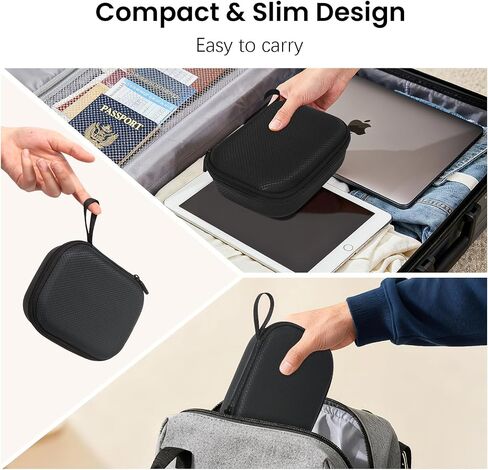 WOMACO Travel Sunglass Organizer, Hard Shell Sunglasses Case, Portable Multiple Glasses Storage Case for Women Men in Saudi Arabia