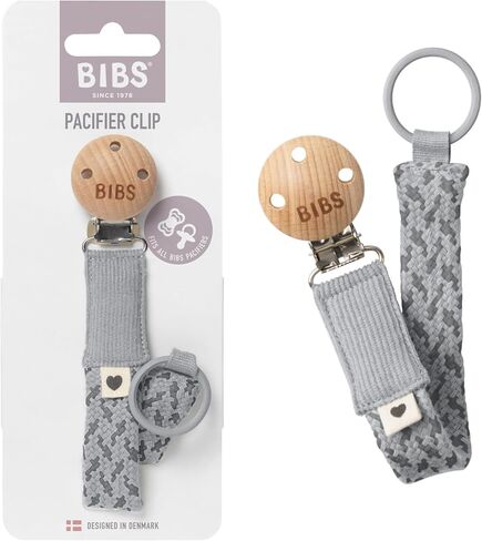 BIBS Tie Dye Camo Paci Braid. Pacifier String. Organic Cotton. Danish Design, OneSize (0-36 Months), Sand in Saudi Arabia