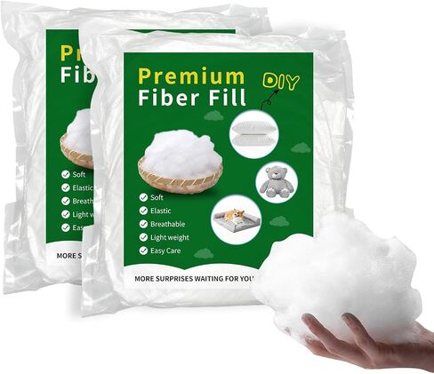 Daylendar Polyfill Stuffing Fiber Fill 100g/0.22lb,Premium Fiberfill Stuffing for Craft,High-Resilience Recyclable Crochet Stuffing, Stuffing for Stuffed Animals,Crochet, Home Decor in Saudi Arabia