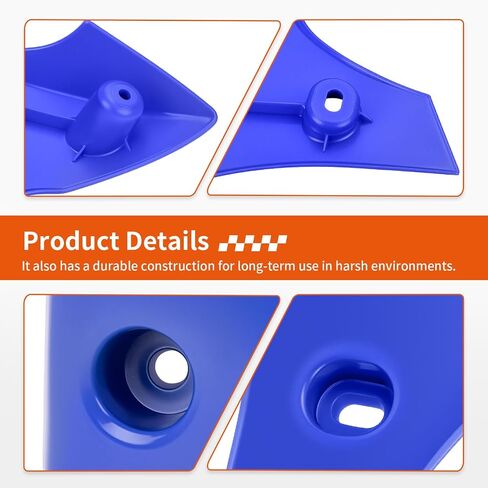 Left & Right Tank Shroud Air Scoop Blue For Yamaha TTR90 TTR90E 2000-2007 5HN-2137X-00-00 5HN-2137W-00-00 in Saudi Arabia