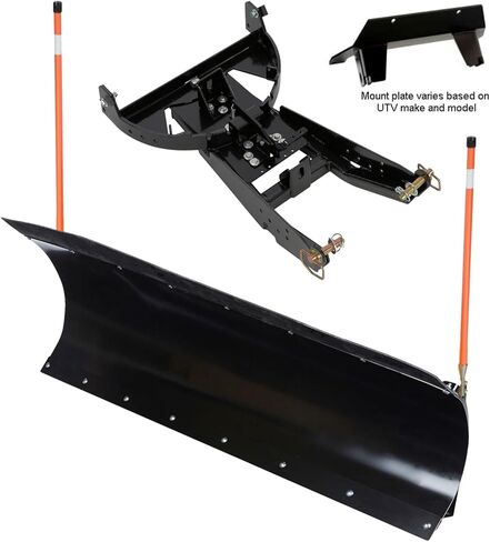 DENALI PLOWS® 72 بوصة HD PRO طقم المحراث الهيدروليكي الأسود من MotoAlliance يناسب 2019-2025 Honda Talon. in Saudi Arabia