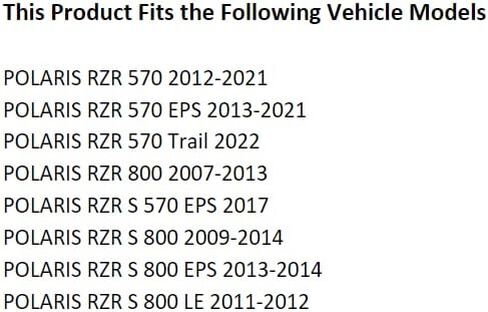 Tusk SubZero Snow Plow Kit, Winch Equipped UTV, 60" Blade Compatible with Polaris RZR 800 2007-2013 in Saudi Arabia