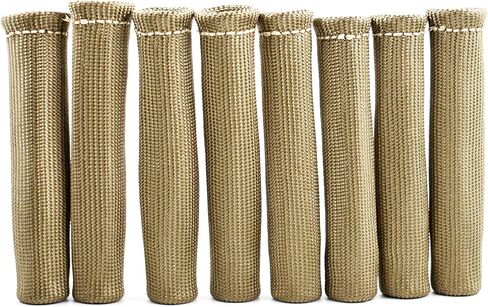 marddpair ALL-CARB Spark Plug Wire Boots Heat Shield Protector Sleeve 1800° Titanium Replacement for SBC BBC 8 Pcs in Saudi Arabia