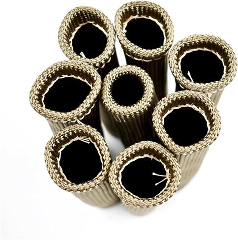 marddpair ALL-CARB Spark Plug Wire Boots Heat Shield Protector Sleeve 1800° Titanium Replacement for SBC BBC 8 Pcs in Saudi Arabia