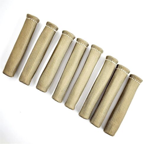 marddpair ALL-CARB Spark Plug Wire Boots Heat Shield Protector Sleeve 1800° Titanium Replacement for SBC BBC 8 Pcs in Saudi Arabia