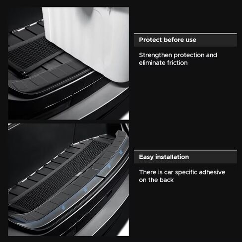 Front Trunk Threshold Strip for Tesla Cybertruck 2023-2025 Front Trunk Door Sill Plate Gate Protector TPE Edge Guard Cover for Cybertruck Pickup Accessories in Saudi Arabia