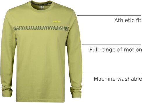Umbro Men's Diamond Run Long Sleeve Tee in Saudi Arabia