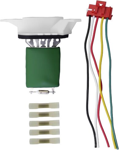 Blower Motor Resistor Fit for Chevrolet Equinox Hummer H3 H3T Pontiac Solstice Torrent Saturn Sky Replace 10397098 JA1577 1580647 1580670 19129851, Connector Pigtail Harness in Saudi Arabia