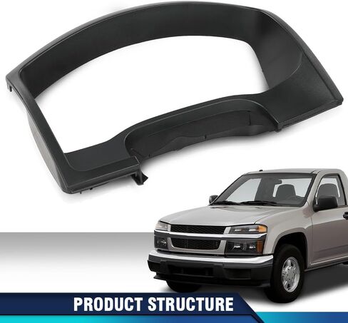 إطار لوحة القيادة PIT66 مع غطاء العمود السفلي متوافق مع 1984 1985 1986 1987 Chevy GMC Truck W/O فتحة تبديل الممسحة in Kuwait
