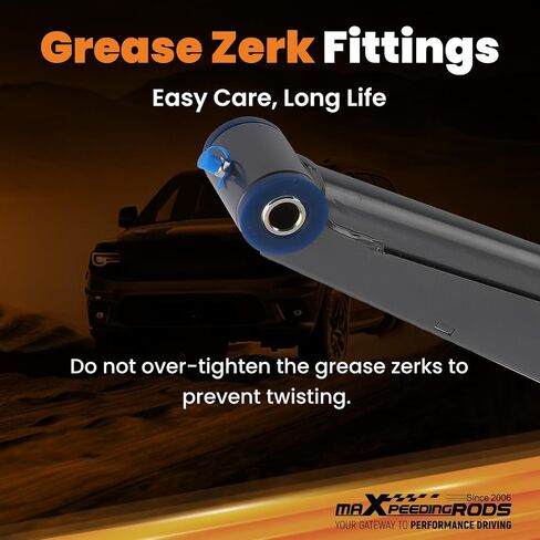 مجموعة قضبان الجر الخلفية من maxpeedingrods لسيارة Ford F150 F250 F350 4WD 1980-1996، قضيب سلم المحور الخلفي ودعامة التثبيت in Saudi Arabia