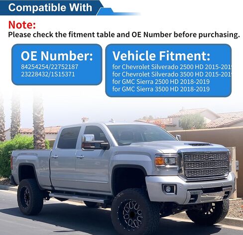 مفتاح دفع العجلات 4x4 لسيارة شيفروليه سيلفرادو 2500 HD 2015-2019 4WD حافظة نقل مفتاح جهاز انتقاء رقم 84254254 أسود in Kuwait