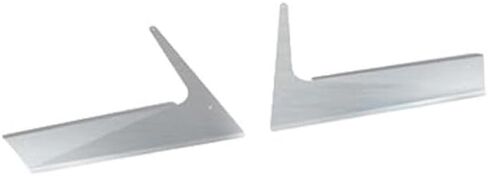 Replacement for Kenworth T800 Curved Glass Year 2024 Stainless Steel Under Headlight Fender Guards WCURVED Glass LED by Technical Precision in Saudi Arabia