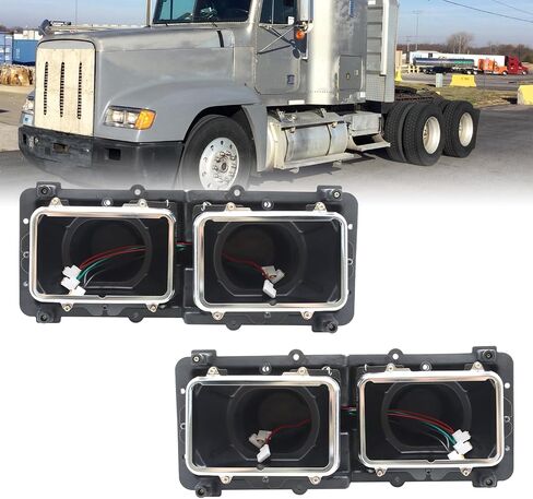 قاعدة مبيت المصباح الأمامي مناسبة لـ 1989-2008 Freightliner FLD 112 120 مع صلابة الأسلاك، 3 دبوس in Saudi Arabia
