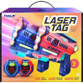 Halo Sport Laser Tag Set of 2 - Gifts for 8 9 10 11 12 13 Year Old Boy Gifts Birthday - Christmas Toys for Boys Ages 8-12 Years - Teens Boys Toys Age 8-10 Years Gift - Lazer Tag Guns & Vests in Saudi Arabia