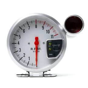 5 Inch Universal l Tachometer RPM for Cars – High-Precision RPM Gauge with 7-Color LED Backlight, 12V Programmable Shift Light – Easy Install for Racing & Daily Driving in Kuwait