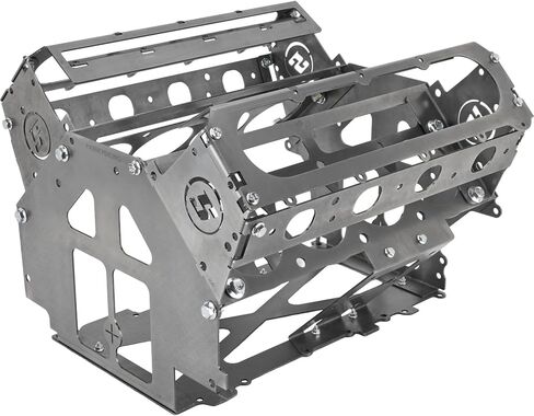 SoloSwap Gen V LT Mock Up Engine Long Block with Fabricated Heads, 12-Gauge Steel Lightweight Replica for Swap Fitment, Accepts LT Accessories for Mount & Header Test-Fitting in Saudi Arabia
