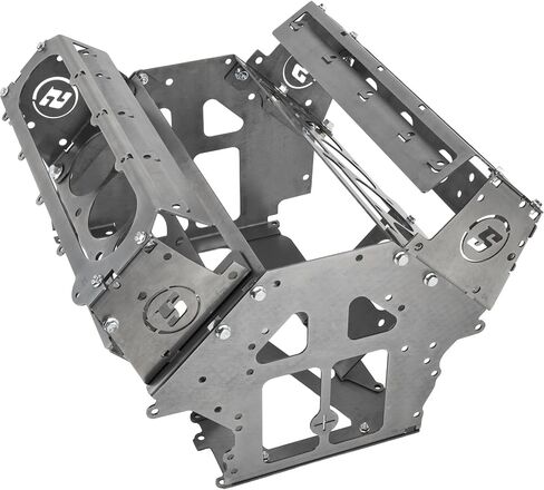 SoloSwap Gen V LT Mock Up Engine Long Block with Fabricated Heads, 12-Gauge Steel Lightweight Replica for Swap Fitment, Accepts LT Accessories for Mount & Header Test-Fitting in Saudi Arabia