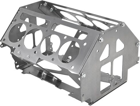 SoloSwap Gen V LT Mock Up Engine Long Block with Fabricated Heads, 12-Gauge Steel Lightweight Replica for Swap Fitment, Accepts LT Accessories for Mount & Header Test-Fitting in Saudi Arabia