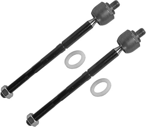 Detroit Axle - 2pc Front Inner Tie Rods for 2019 2020 2021 2022 2023 Mazda 3, Passenger and Driver Side Tie Rod Ends Replacement in Saudi Arabia