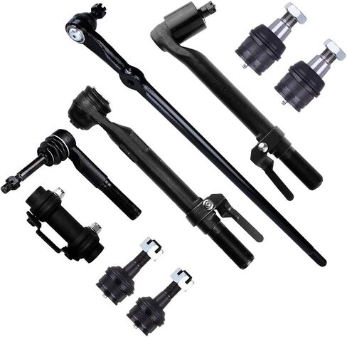 SCITOO 9pcs Front Suspension Kit Outer Tie Rod End Adjusting Sleeve Upper Lower Ball Joint Center Link Tie Rod Right Outer Tie Rod Fit 2005-2010 For F250 Super Duty 2005-2010 For F350 Super Duty in Saudi Arabia