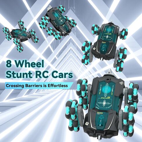 Kraken Monster Truck RC Car, Entry-Level Remote Control Car for Kids Aged 4-8, 1:16 Scale with LED Lights, 2.4GHz Truck Toys, Birthday Gift for 5 6 7 Year Old Boys in Saudi Arabia