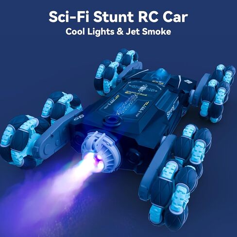 Kraken Monster Truck RC Car, Entry-Level Remote Control Car for Kids Aged 4-8, 1:16 Scale with LED Lights, 2.4GHz Truck Toys, Birthday Gift for 5 6 7 Year Old Boys in Saudi Arabia