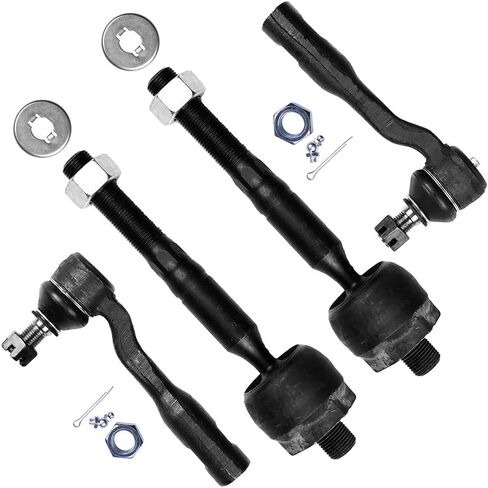 SCITOO 4pcs Front Suspension Kit For Toyota for Tundra 2003-2006 For Toyota for Sequoia 2003-2007 (w/Inner Tie Rod End Outer Tie Rod End) in Saudi Arabia