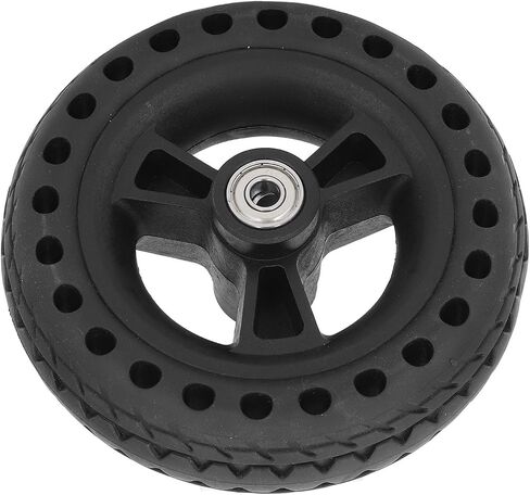 6 Inch Solid Tire Wheel, 75kg Load Bearing, TPE Rubber Material Hand Truck Wheels Replacement for Factory, Store in Kuwait