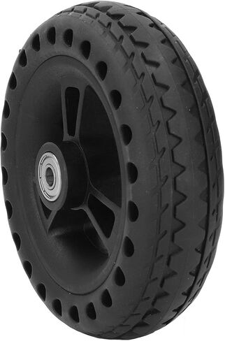 6 Inch Solid Tire Wheel, 75kg Load Bearing, TPE Rubber Material Hand Truck Wheels Replacement for Factory, Store in Kuwait