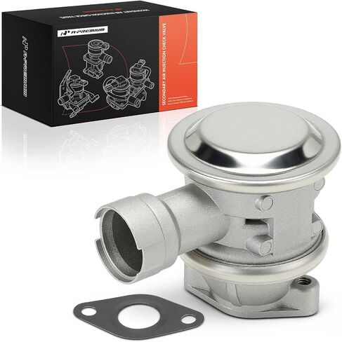 صمام فحص حقن الهواء الثانوي A-Premium متوافق مع Volkswagen Jetta 2000-2003، Golf 2000-2006/2010، Beetle 1998-2005، GTI 2007، 2.0L، صمام التحكم في فحص مضخة الهواء مع حشية in Saudi Arabia