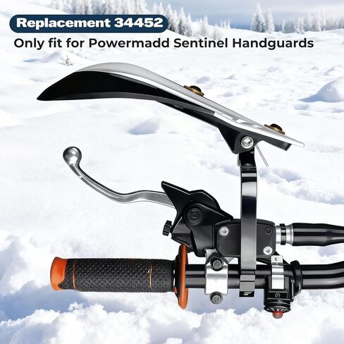 طقم تثبيت واقي اليد من JERBOR، دعامات تثبيت يدوية من سبائك الألومنيوم للهواتف المحمولة على الجليد، وATV، والدراجات النارية MX، تناسب PowerMadd Sentinel HandGuard وFuzion Handguard، استبدل 34452 in Kuwait