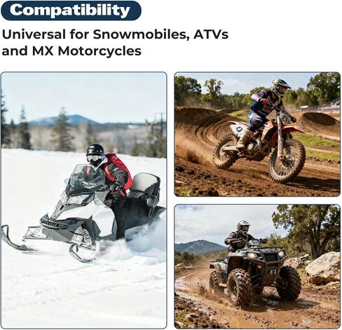 طقم تثبيت واقي اليد من JERBOR، دعامات تثبيت يدوية من سبائك الألومنيوم للهواتف المحمولة على الجليد، وATV، والدراجات النارية MX، تناسب PowerMadd Sentinel HandGuard وFuzion Handguard، استبدل 34452 in Kuwait