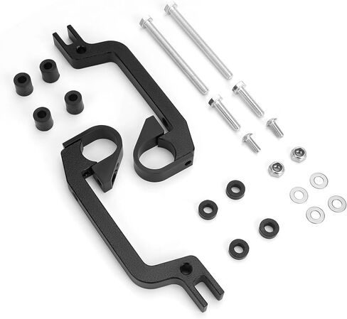 طقم تثبيت واقي اليد من JERBOR، دعامات تثبيت يدوية من سبائك الألومنيوم للهواتف المحمولة على الجليد، وATV، والدراجات النارية MX، تناسب PowerMadd Sentinel HandGuard وFuzion Handguard، استبدل 34452 in Kuwait