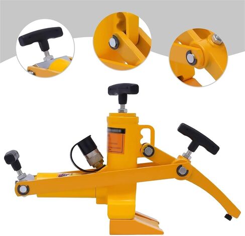 Hydraulic Tire Bead Breaker, Heavy-Duty Air Hydraulic Tire Bead Breaker, with 2.3L Foot Pump and Air Hose, for Tractor Trucks, Lawn Mower in Saudi Arabia
