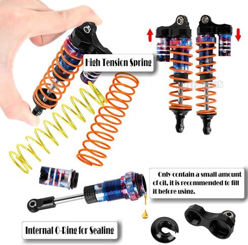 جزء ترقيات الألومنيوم RC لـ 1/10 Slash Rustler Stampede 4X4 VXL BL-2s Hoss 4WD VXL، الذراع، الصدمات، عمود القيادة، كتلة العجلات، كتل التوجيه، ناقلات المحور كعب، التوجيه، الروابط، البرج، الأزرق الداكن in Kuwait