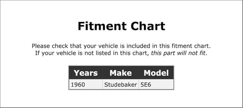 Differential Shifter Bearing Compatible With Studebaker 5E6 1960 PC-408940 in Kuwait