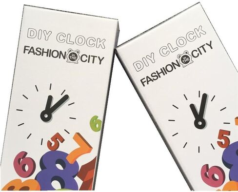 FASHION in THE CITY 3D DIY Wall Clock Creative Design Mirror Surface Wall Decorative Sticker Watches (Black) in Kuwait