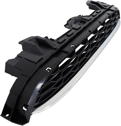 For Mini Cooper 2014-2021 Grille | Center | Plastic | Textured Black Shell and Insert | With Chrome Molding | S Model | Convertible/Hatchback | Replacement For MC1200109 | 51137335528 in Saudi Arabia