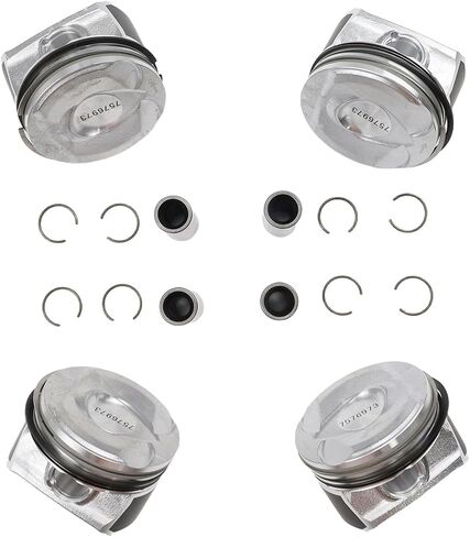 4PCS Engine Piston & Rings Kit 11257566019 Compatible with R55-R61 N14 MINI TURBO Cooper Countryman 1.6T year 2006 2007 2008 2009 2010 2011 2012 2013 2014 2015 2016 in Saudi Arabia