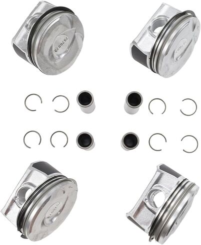 4PCS Engine Piston & Rings Kit 11257566019 Compatible with R55-R61 N14 MINI TURBO Cooper Countryman 1.6T year 2006 2007 2008 2009 2010 2011 2012 2013 2014 2015 2016 in Saudi Arabia