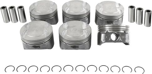 MA-5741125042-4 Pistons w/Rings Compatible With/For 07-12 Ford 3.5L V6 Duratec in Saudi Arabia