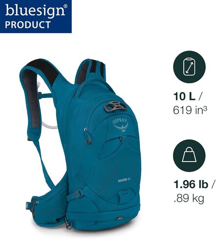 Osprey Raptor 14L Men's Biking Backpack with Hydraulics Reservoir, Firestarter Orange in Saudi Arabia
