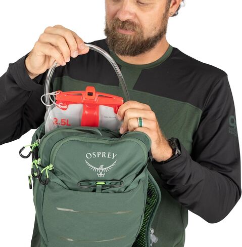 Osprey Raptor 14L Men's Biking Backpack with Hydraulics Reservoir, Firestarter Orange in Saudi Arabia
